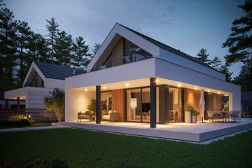  Projekt domu NewHouse 753 B G1 (KRZ1106) - projekt domu parterowego z poddaszem - Zdjęcie 7