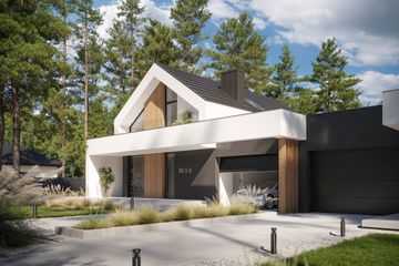  Projekt domu NewHouse 753 B G1 (KRZ1106) - projekt domu parterowego z poddaszem - Zdjęcie 15