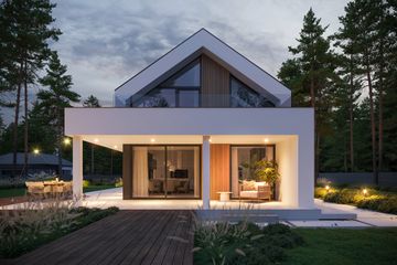  Projekt domu NewHouse 755 G2 w1 (KRZ1107) - projekt domu parterowego z poddaszem - Zdjęcie 3