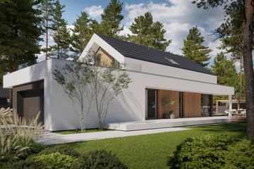  Projekt domu NewHouse 755 G2 w1 (KRZ1107) - projekt domu parterowego z poddaszem - Zdjęcie 6