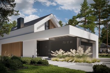  Projekt domu NewHouse 755 G2 w1 (KRZ1107) - projekt domu parterowego z poddaszem - Zdjęcie 10