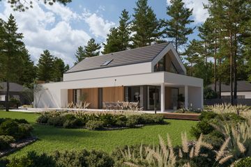  Projekt domu NewHouse 755 G2 w1 (KRZ1107) - projekt domu parterowego z poddaszem - Zdjęcie 12