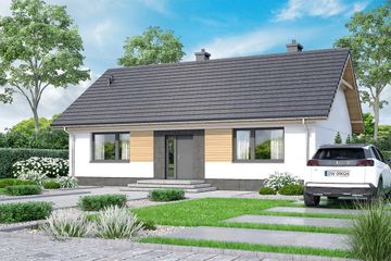  Projekt domu Limonka (WOF1239) - projekt domu parterowego - Zdjęcie 2