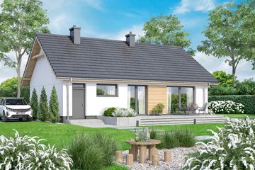  Projekt domu Limonka (WOF1239) - projekt domu parterowego - Zdjęcie 4