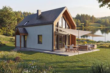  Projekt domu Beskidy 2 (GDE1065) - projekt domu parterowego z poddaszem - Zdjęcie 6