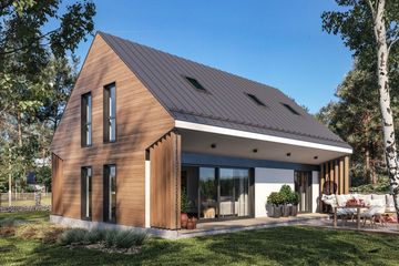  Projekt domu Junior (GDE1066) - projekt domu parterowego z poddaszem - Zdjęcie 1