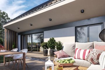  Projekt domu Junior 2 (GDE1067) - projekt domu parterowego z poddaszem - Zdjęcie 3