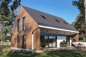  Projekt domu Junior 2 (GDE1067) - projekt domu parterowego z poddaszem - Zdjęcie 1