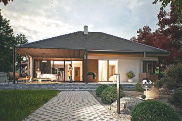  Projekt domu Oliwka bez garażu [B] (WRF2451) - projekt domu parterowego - Zdjęcie 5