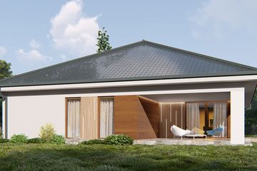  Projekt domu uA319 (WCB1556) - projekt domu parterowego - Zdjęcie 4