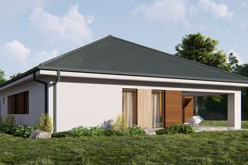  Projekt domu uA319 (WCB1556) - projekt domu parterowego - Zdjęcie 5