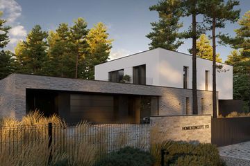  Projekt domu HomeKoncept 113 (KRX1270) - projekt domu z pełnym piętrem - Zdjęcie 2