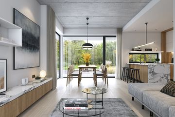  Projekt domu Z Podcieniami 3 (WAW1176) - projekt domu parterowego z poddaszem - Zdjęcie 5