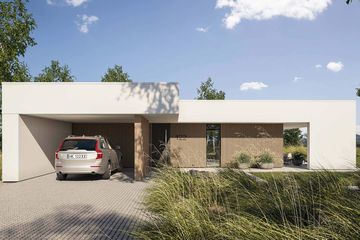  Projekt domu HomeKoncept 122 (KRX1272) - projekt domu parterowego - Zdjęcie 2