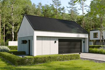  Projekt budynku gospodarczego BK-26 (WWC1032) - projekt budynku parterowego - Zdjęcie 1