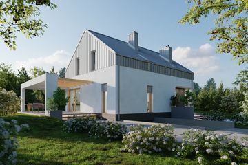  Projekt domu Baldur (GDH1002) - projekt domu parterowego z poddaszem - Zdjęcie 3