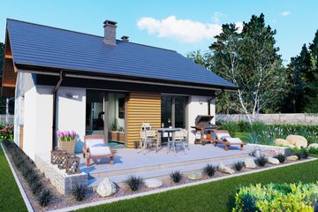  Projekt domu Parterowy 27S (BBH1065) - projekt domu parterowego - Zdjęcie 3