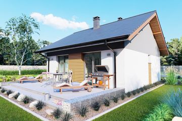  Projekt domu Parterowy 27S (BBH1065) - projekt domu parterowego - Zdjęcie 4