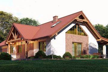  Projekt domu uA423 (WCB1545) - projekt domu parterowego - Zdjęcie 2