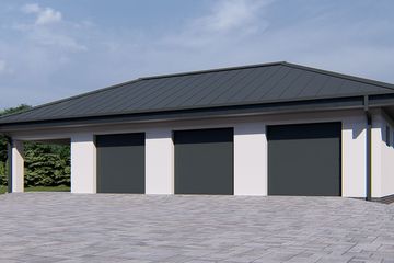  Projekt budynku gospodarczego uAG31 (WCB1547) - projekt budynku parterowego - Zdjęcie 1