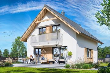  Projekt domu Abel 2 (WOE1198) - projekt domu parterowego z poddaszem - Zdjęcie 3