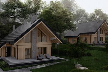  Projekt domu Giewont (KNT1000) - projekt domu parterowego z poddaszem - Zdjęcie 4