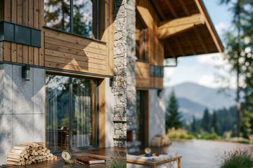 Projekt domu Giewont - parterowy z poddaszem dom o powierzchni 88,90 m², dach dwuspadowy - ujęcie 4