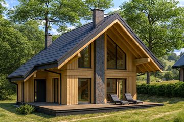  Projekt domu Giewont (KNT1000) - projekt domu parterowego z poddaszem - Zdjęcie 2