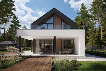  Projekt domu NewHouse 753 G1 w1 (KRZ1108) - projekt domu parterowego z poddaszem - Zdjęcie 3