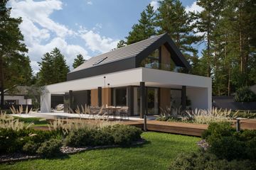  Projekt domu NewHouse 753 G1 w1 (KRZ1108) - projekt domu parterowego z poddaszem - Zdjęcie 5