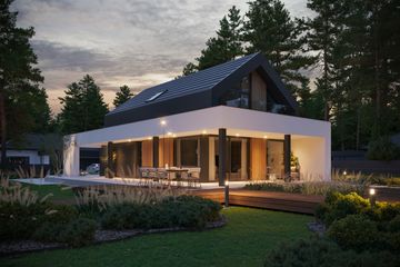  Projekt domu NewHouse 753 G1 w1 (KRZ1108) - projekt domu parterowego z poddaszem - Zdjęcie 6