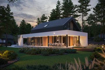  Projekt domu NewHouse 753 G1 w1 (KRZ1108) - projekt domu parterowego z poddaszem - Zdjęcie 8