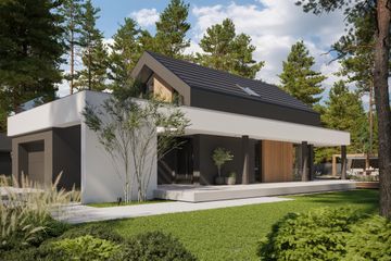  Projekt domu NewHouse 753 G1 w1 (KRZ1108) - projekt domu parterowego z poddaszem - Zdjęcie 9