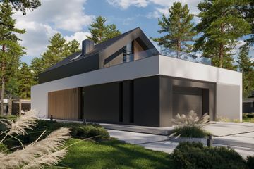  Projekt domu NewHouse 753 G1 w1 (KRZ1108) - projekt domu parterowego z poddaszem - Zdjęcie 15