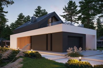  Projekt domu NewHouse 753 G1 w1 (KRZ1108) - projekt domu parterowego z poddaszem - Zdjęcie 20