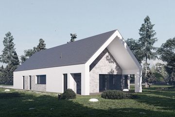  Projekt domu A-105 (PZB1086) - projekt domu parterowego - Zdjęcie 9