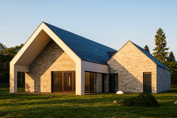  Projekt domu A-105 (PZB1086) - projekt domu parterowego - Zdjęcie 2