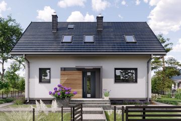 Projekt domu Drops Bobo (1904) (KRD3044) - projekt domu parterowego z poddaszem - Zdjęcie 6