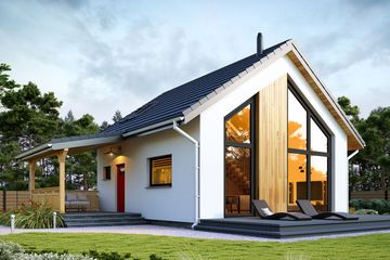  Projekt domu Erna 3 (BSE1257) - projekt domu parterowego - Zdjęcie 1