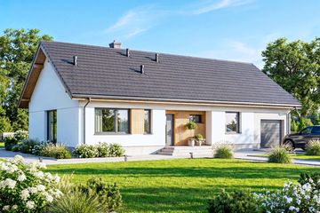  Projekt domu Mokka 20 plus (WOF1243) - projekt domu parterowego - Zdjęcie 1