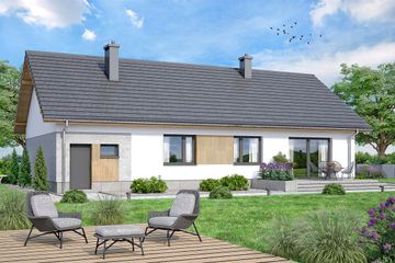  Projekt domu Mokka 20 plus (WOF1243) - projekt domu parterowego - Zdjęcie 3