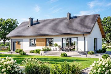  Projekt domu Mokka 20 plus (WOF1243) - projekt domu parterowego - Zdjęcie 4