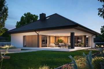  Projekt domu NewHouse 761 (KRZ1109) - projekt domu parterowego - Zdjęcie 1