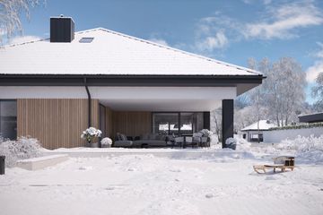  Projekt domu NewHouse 761 (KRZ1109) - projekt domu parterowego - Zdjęcie 4