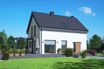 Projekt domu Świdnik aa 70 (KRP2806) - projekt domu parterowego z poddaszem - Zdjęcie 1