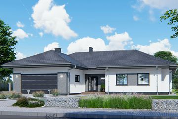  Projekt domu APS 265 wariant 2 (LUA1647) - projekt domu parterowego - Zdjęcie 3