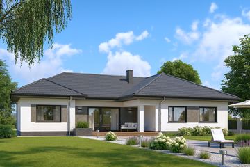  Projekt domu APS 265 wariant 2 (LUA1647) - projekt domu parterowego - Zdjęcie 2