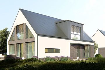  Projekt domu uA265 (WCB1557) - projekt domu parterowego z poddaszem - Zdjęcie 1