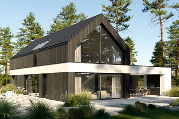  Projekt domu HomeKoncept 116 (KRX1273) - projekt domu parterowego z poddaszem - Zdjęcie 1