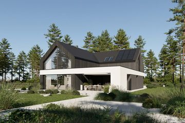  Projekt domu HomeKoncept 116 (KRX1273) - projekt domu parterowego z poddaszem - Zdjęcie 5